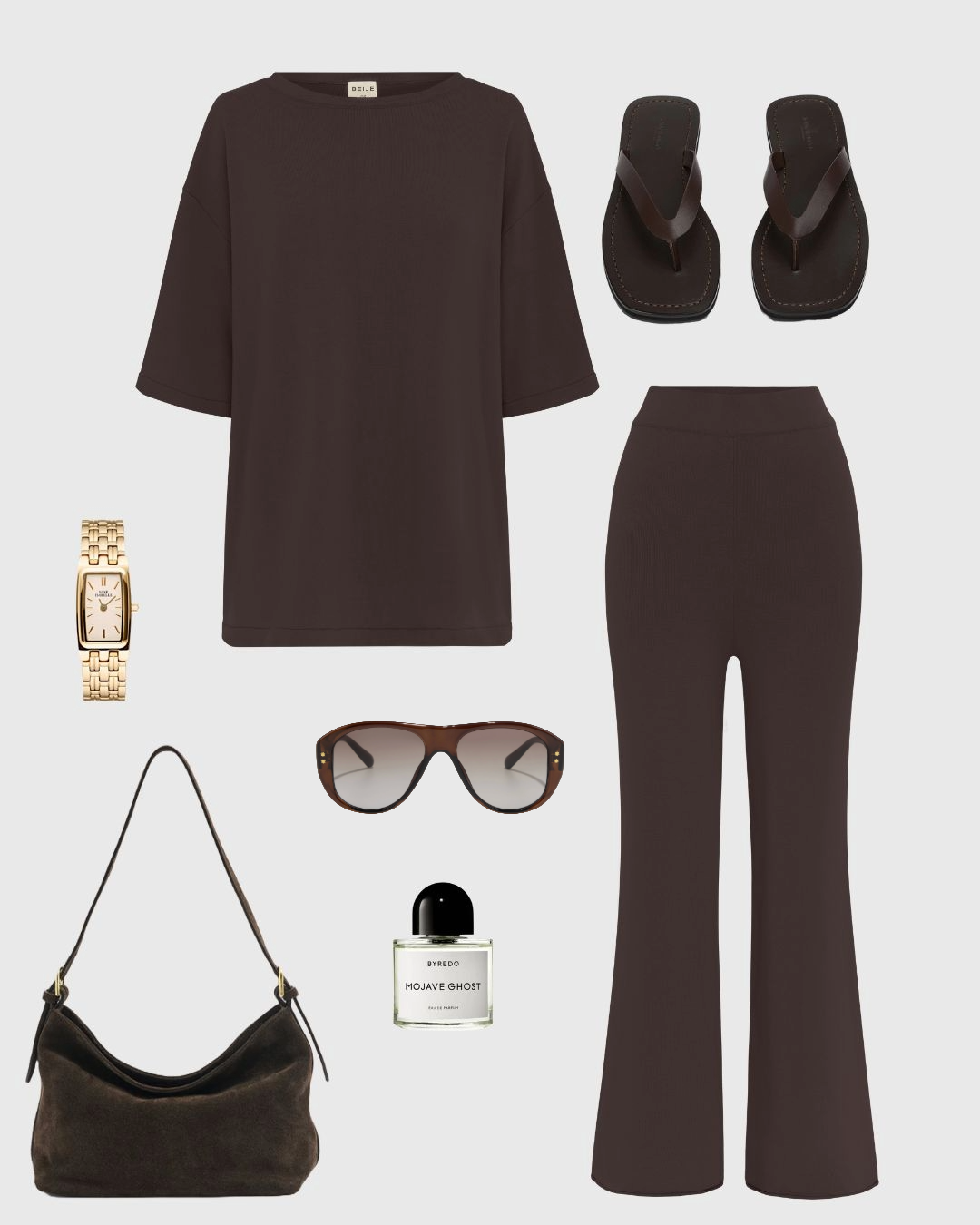 Knit Tee Chocolate