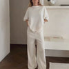 Knit Tee Ecru