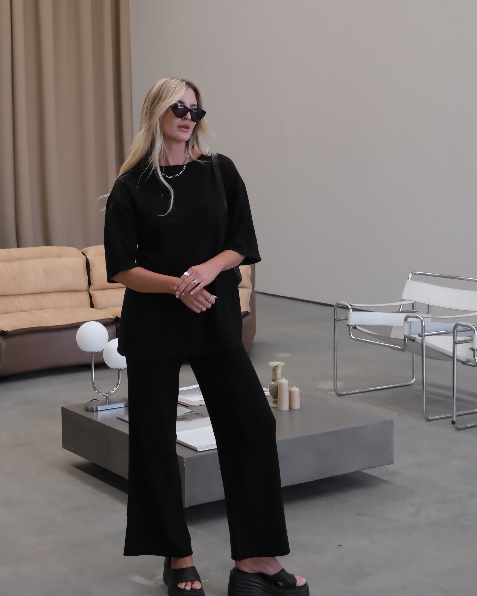 Knit Pant Black – Studio Beije