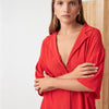 Short Sleeve Shirt Vermillion Red