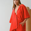 Short Sleeve Shirt Vermillion Red