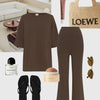 Knit Pant Chocolate