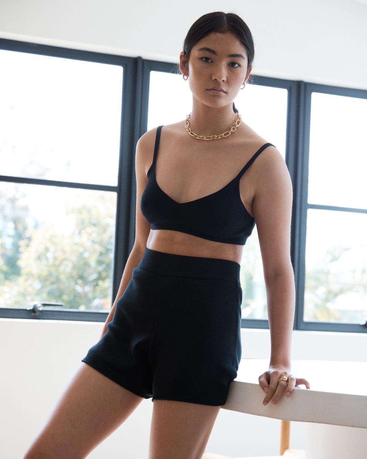 Knit Short Chocolate